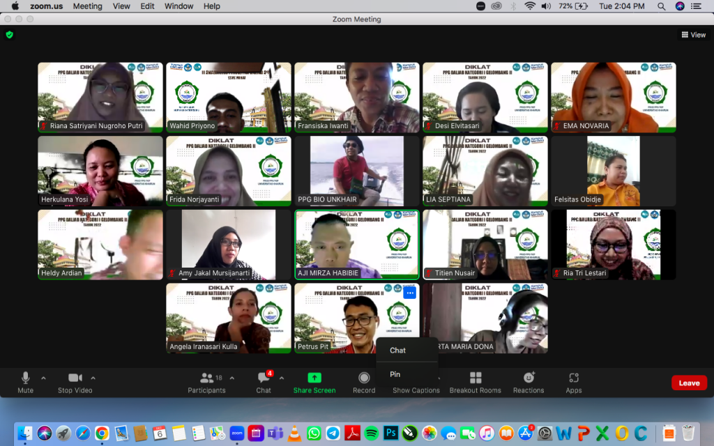 Teman-Teman PPG Daljab Biologi Kampus Universitas Khairun, Ternate Maluku Utara