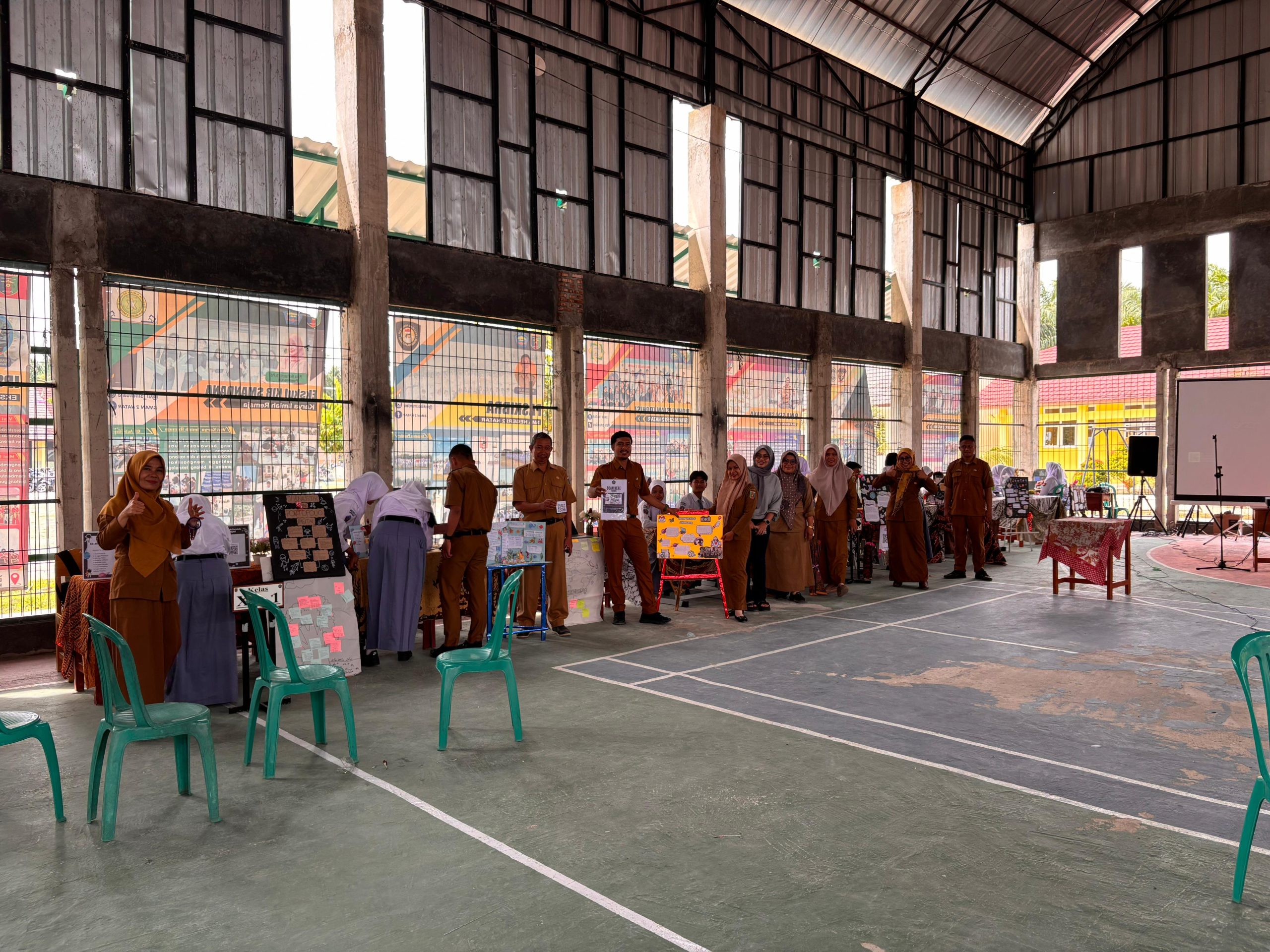 Kegiatan P5 di GSG SMAN 2 Natar Lampung Selatan