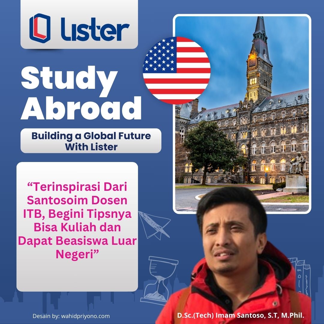 Terinspirasi Dari Santosoim Dosen ITB, Begini Tipsnya Bisa Kuliah dan Dapat Beasiswa Luar Negeri