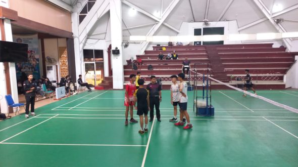 Aa Setya Firmansyah Harus Terhenti di Babak 8 Besar Kejuaraan Badminton Direktur Cup Polinela 2025