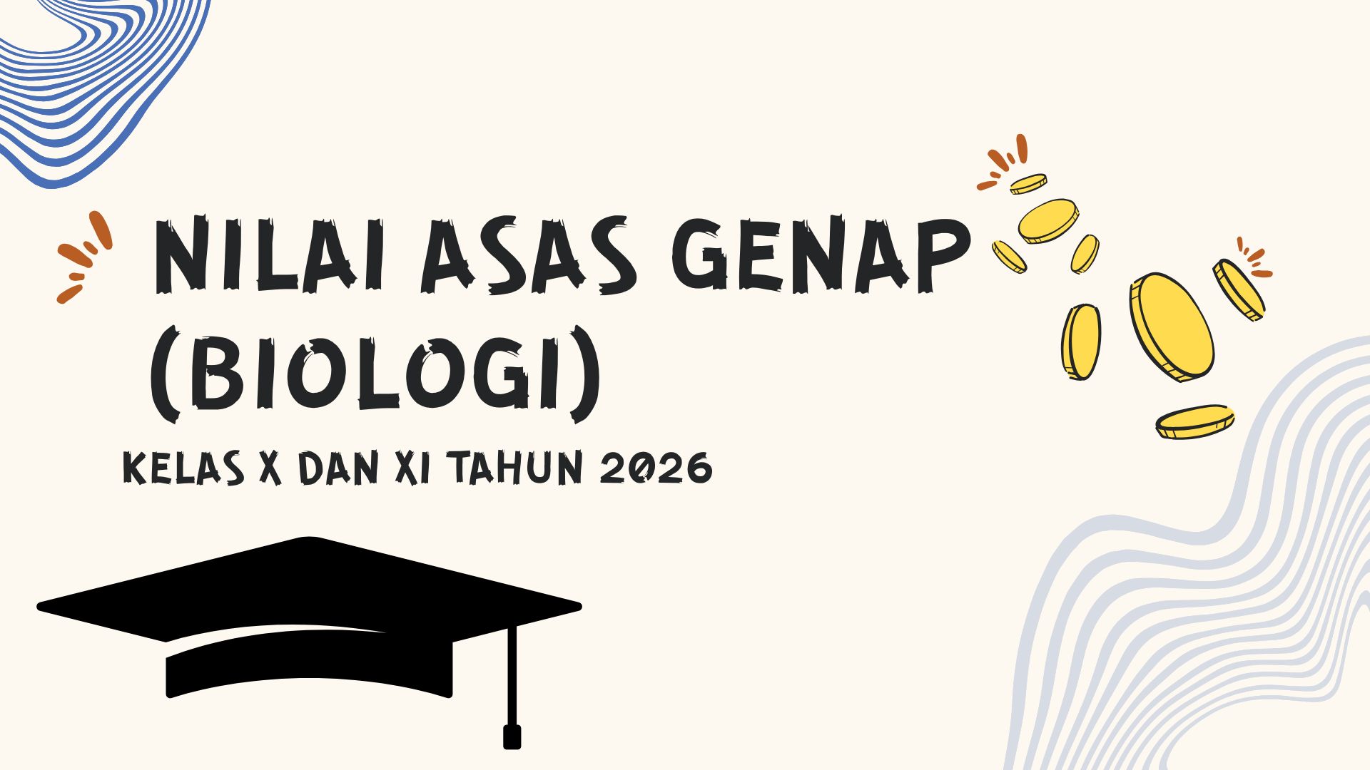 Nilai ASAS Genap Biologi Kelas X dan XI SMAN 2 Natar Tahun Ajaran 2026