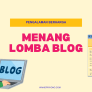 Wahid Priyono Menang Lomba Blog